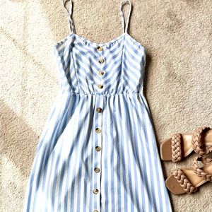 Pretty Striped Summer Dress